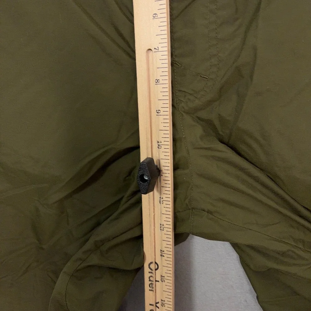 Nike Cargo Pants Mens Large Green Nylon Track Windbreaker Gorpcore Streetwear